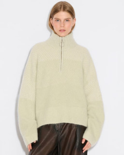 Green Wool Cardigan
