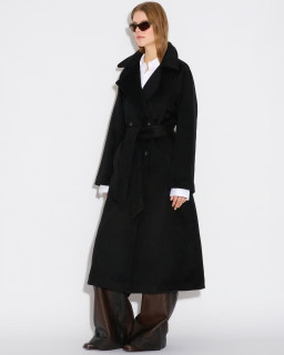 Classic Black Trench Coat