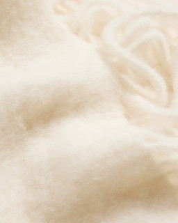 White Wool Scarf