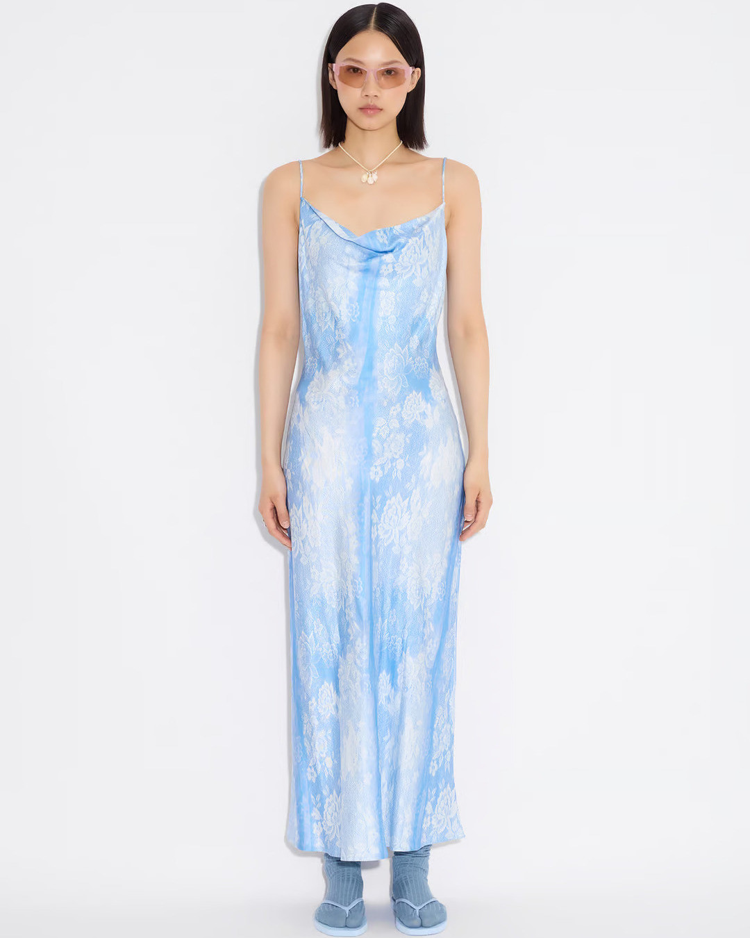 Long Sleeved Blue Maxi Dress Long Sleeved Blue Maxi Dress