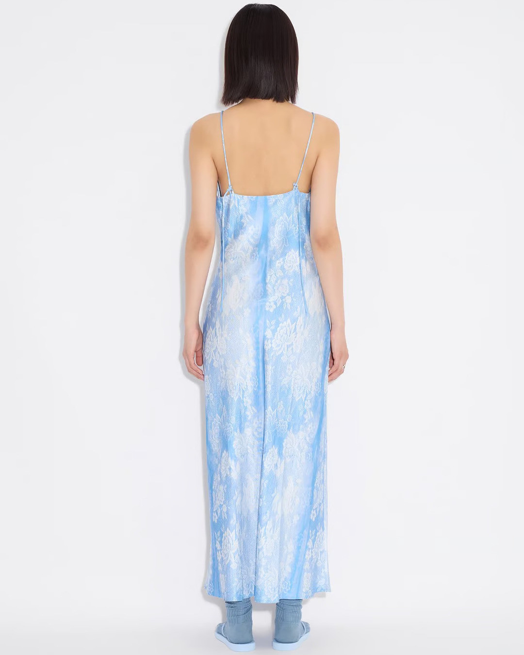 Long Sleeved Blue Maxi Dress Long Sleeved Blue Maxi Dress