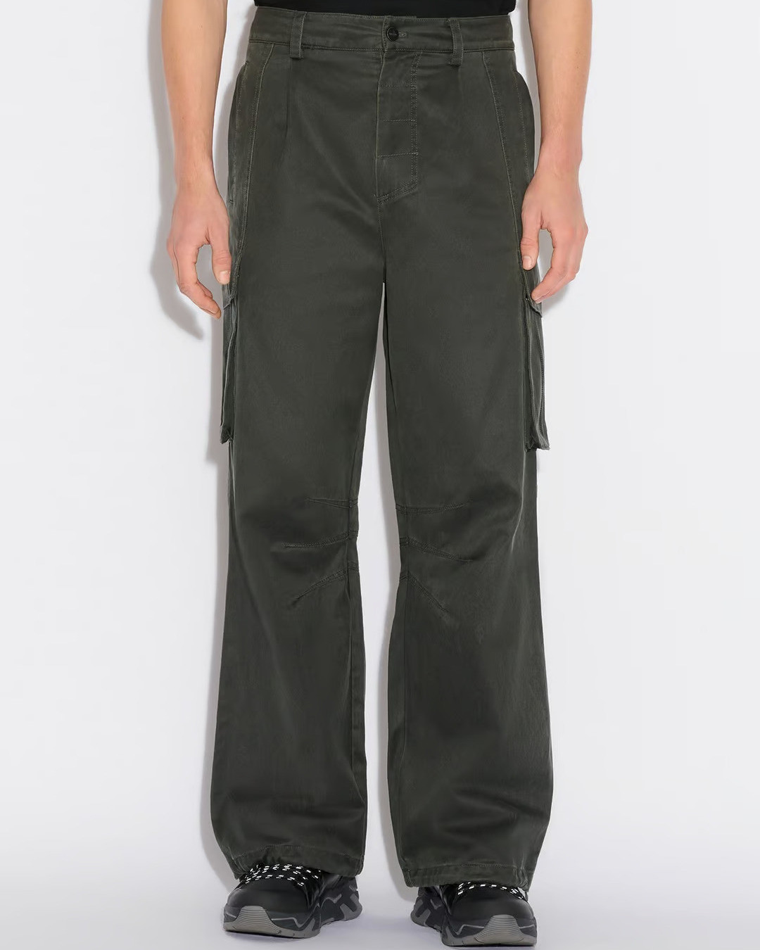 Wide Leg Cargo Trousers Wide Leg Cargo Trousers
