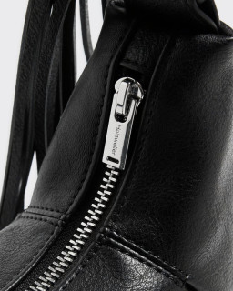 Leather Bag with Tassels