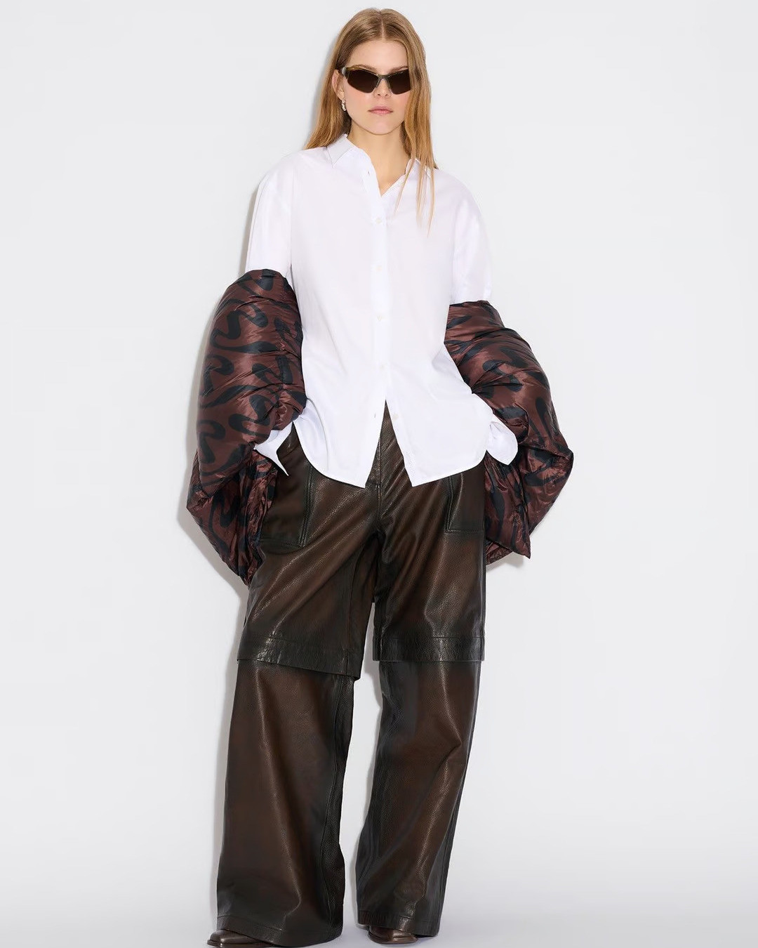 Oversized Loose Fit Cotton Shirt Oversized Loose Fit Cotton Shirt