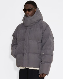 Extreme Oversized Grey Puffer Jacket