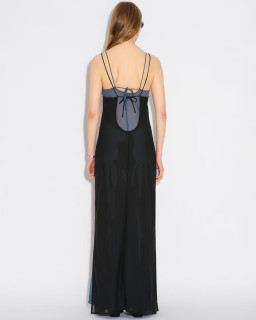 Elegant Forest Green Evening Dress with Belt